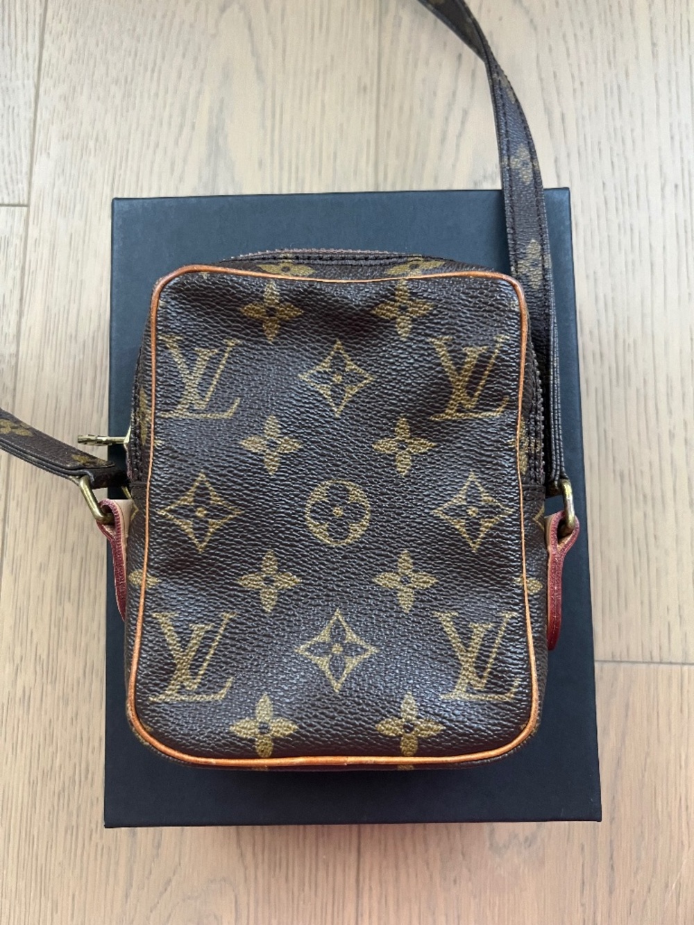 Louis Vuitton Vintage Mini Crossbody Bag Monogram Danube